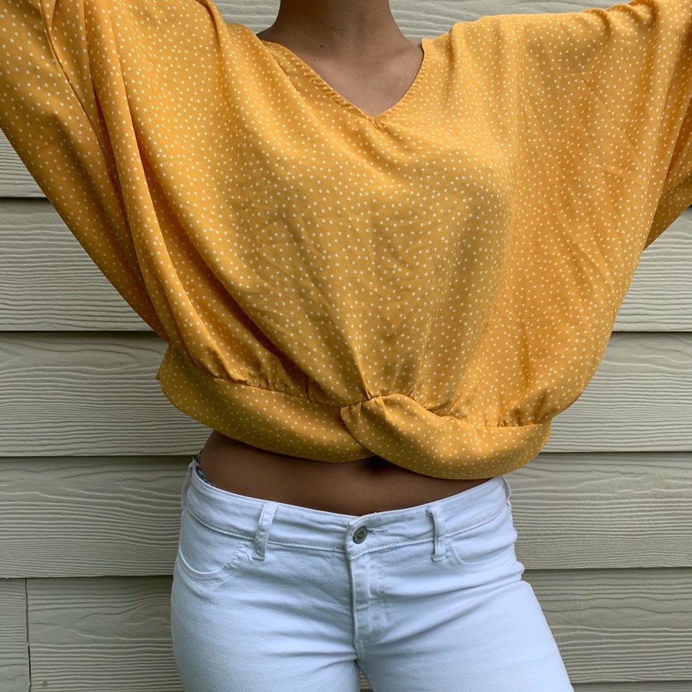 YELLOW SUMMER BLOUSE
